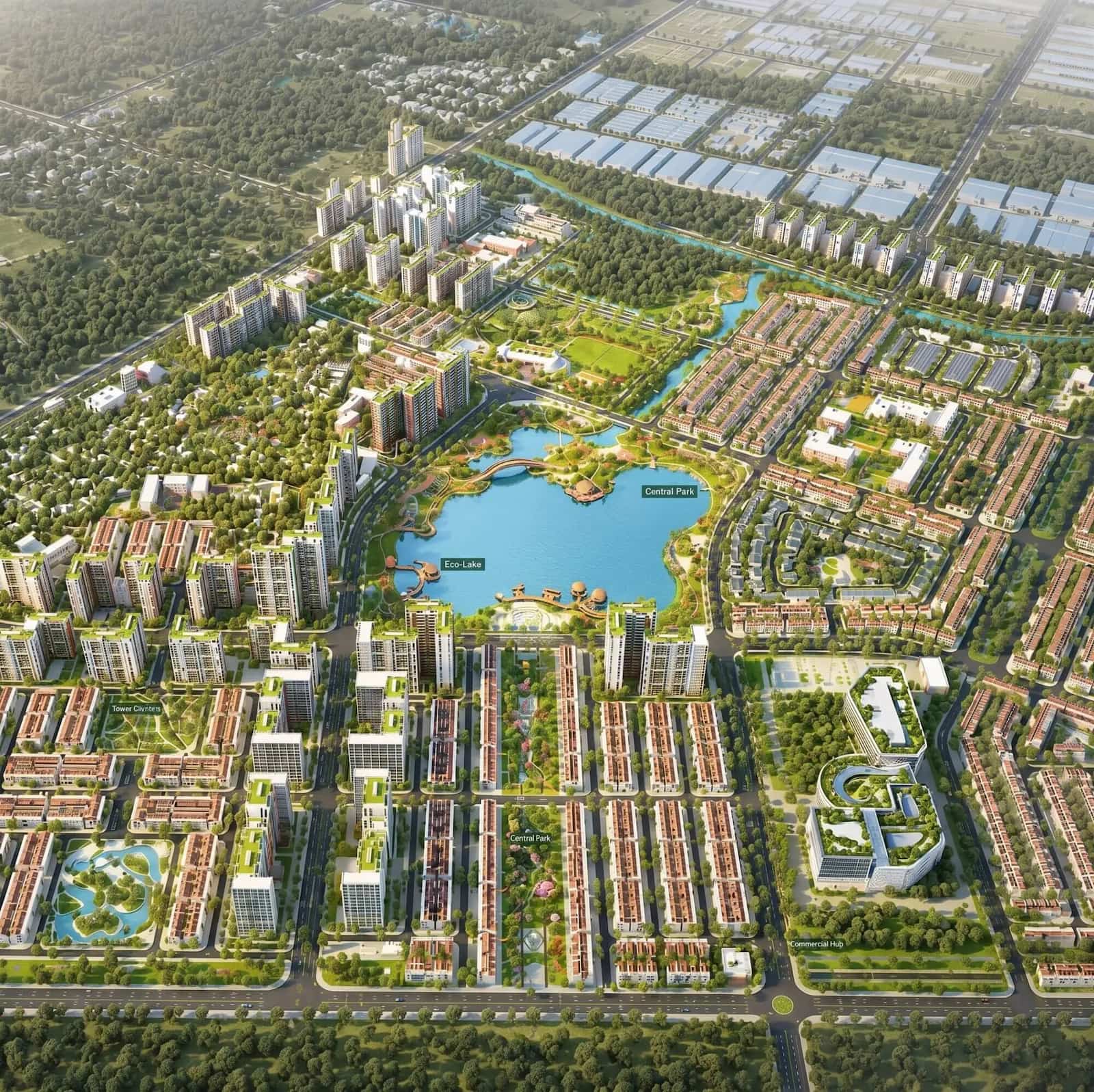 Tổng mặt bằng tiện ích tại Forestia Park