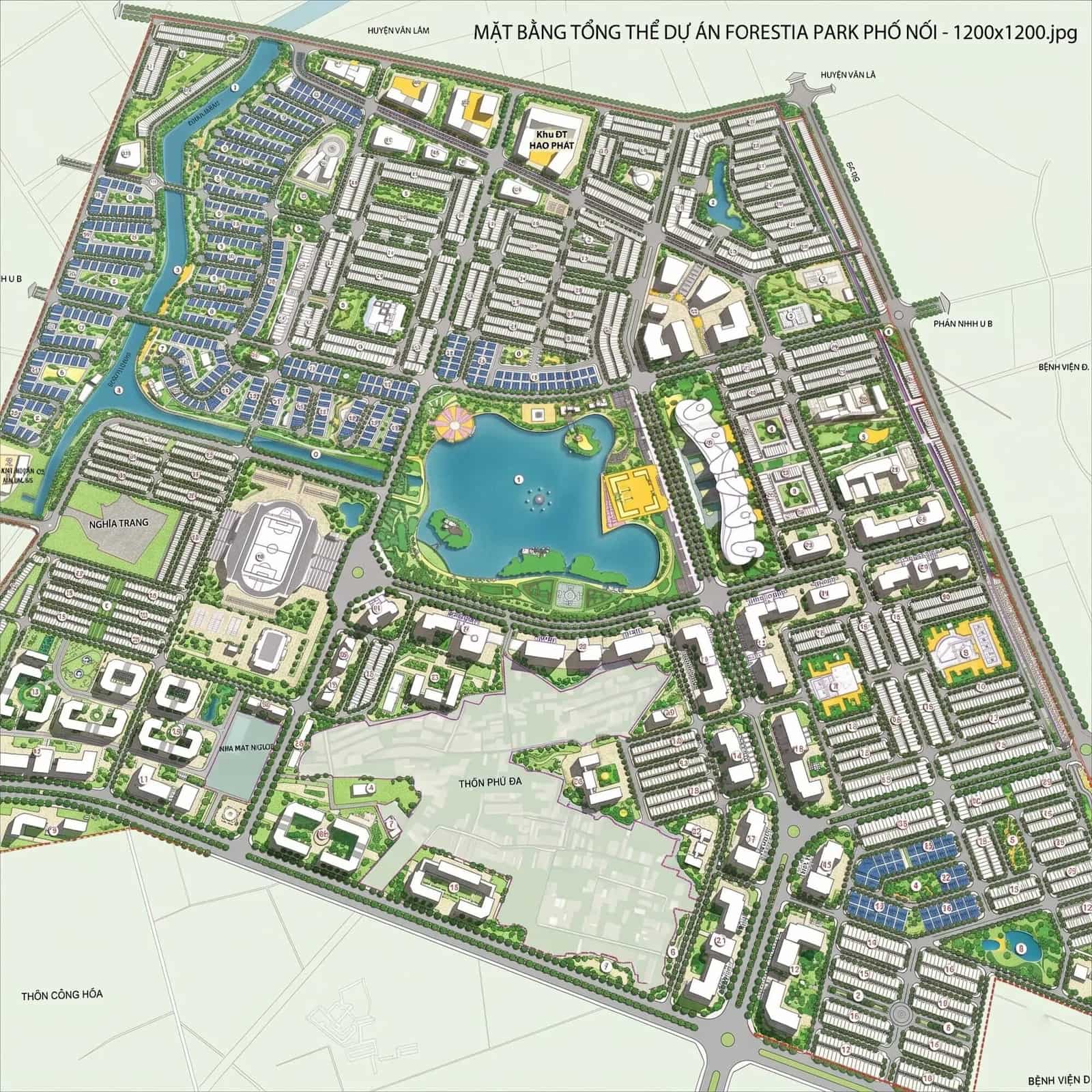 Forestia Park Phố Nối Gồm những loại sảm phẩm